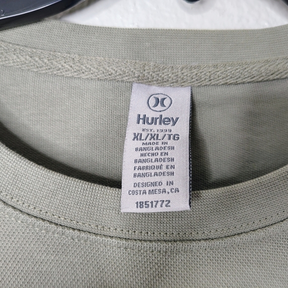 Hurley Men's Crewneck Sweatshirt Sz XL Embroidered Logo - Picture 2 of 14